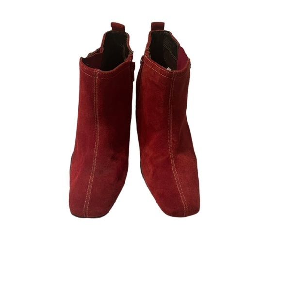 Aerosoles Ankle Boots with Heels Cranberry size 7 1/2B NWOT - Picture 3 of 6